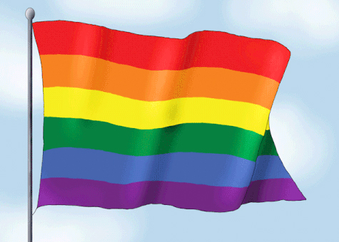 Regenbogenflagge, statisch
